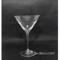 clear crystal martini glasses with gold rim